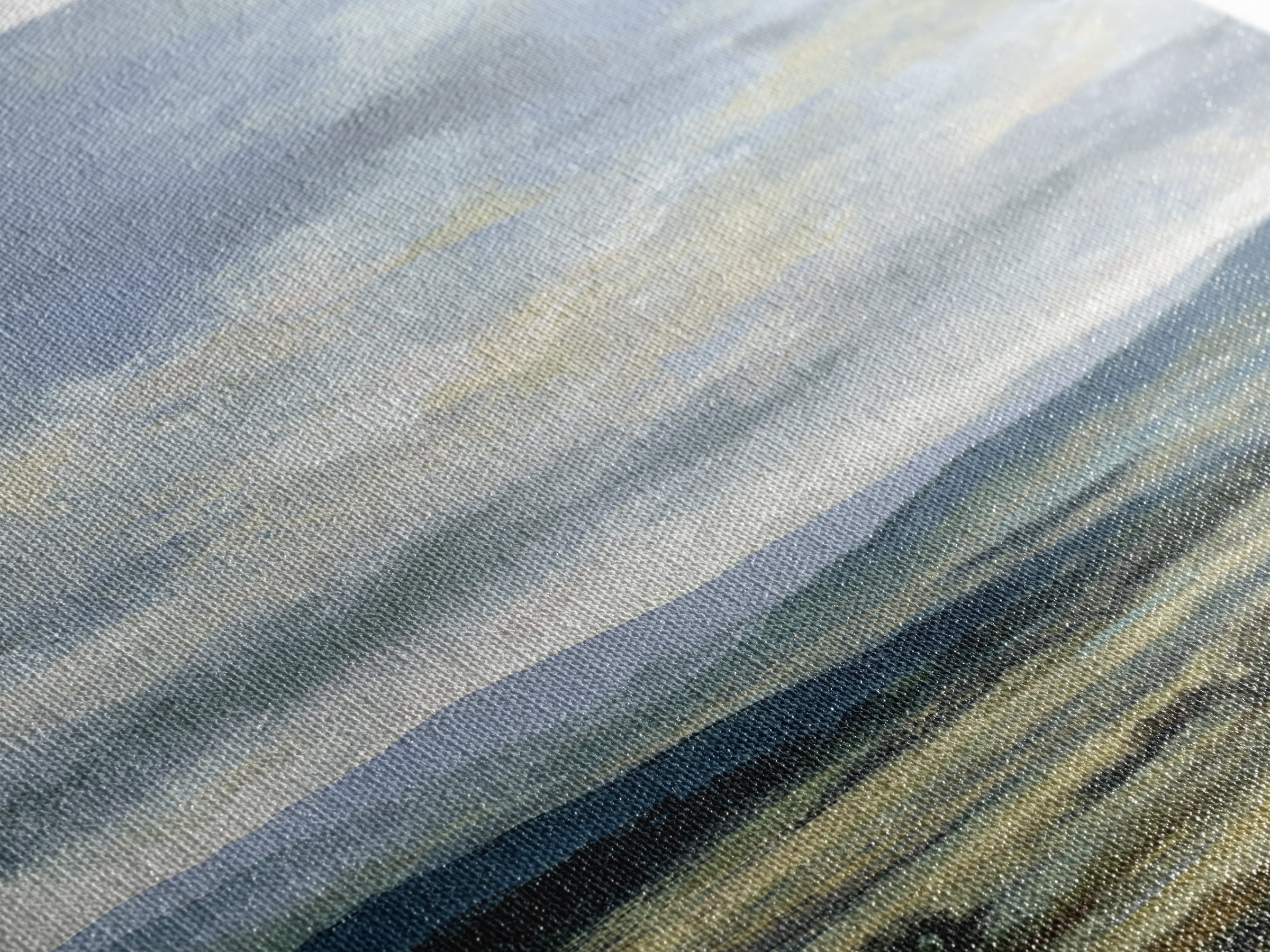 Soft Romantic Landscape Canvas Print, Above Bed Art, Art Print, Bedroom Decor, Fine Art, Serenity, Dorm Decor, Large Wall Art, ABA-1x3-77