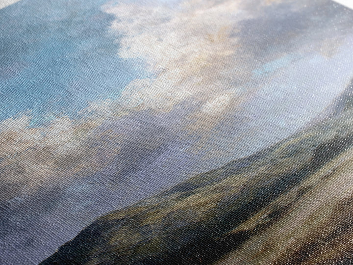 Soft Romantic Landscape Canvas Print, Above Bed Art, Mid Century Modern, Bedroom Decor, Fine Art, Serenity, Horizontal Wall Art, ABA-2x3-49