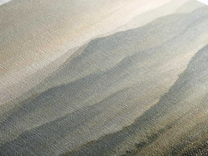 Panoramic Misty Mountain Landscape Canvas Print, Above Bed Art, Apartment Decor, Bedroom Decor, Serenity, Photography Prints, ABA-2x3-57
