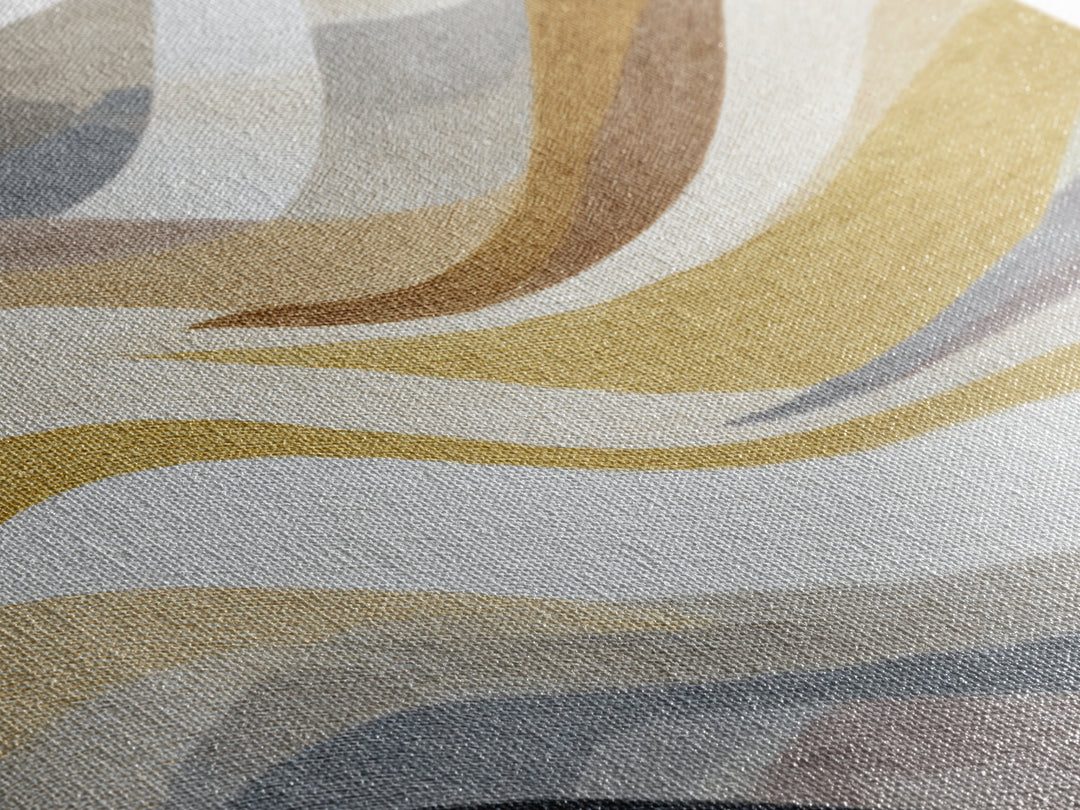 Warm Taupe Abstract Waves Canvas Print, Above Bed Art, Textured Painting, Bedroom Decor, Abstract Art, Serenity, Original Art, ABA-3x2-67