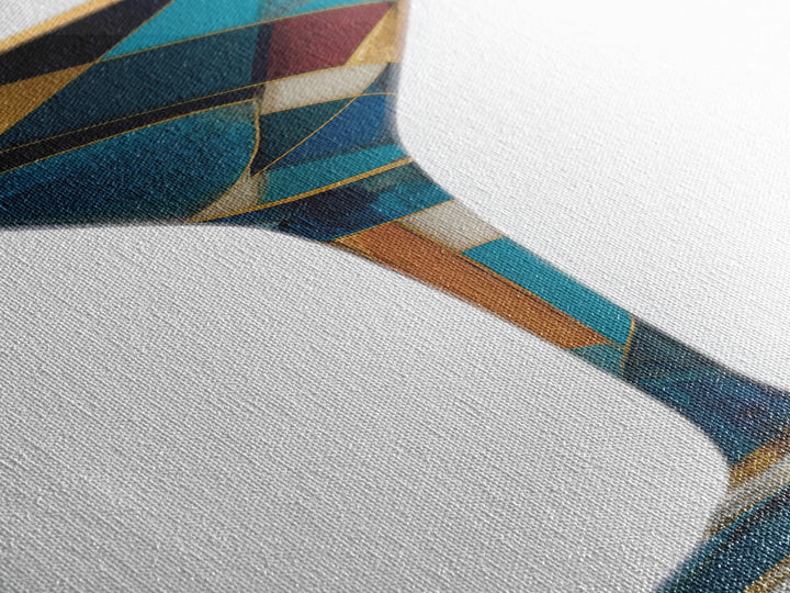Luxury Cocktail Glass Canvas Print, Art Deco Art, Decor, Living Room Decor, Abstract Art, Glamour, Apartment Decor, ADA-1x3-65