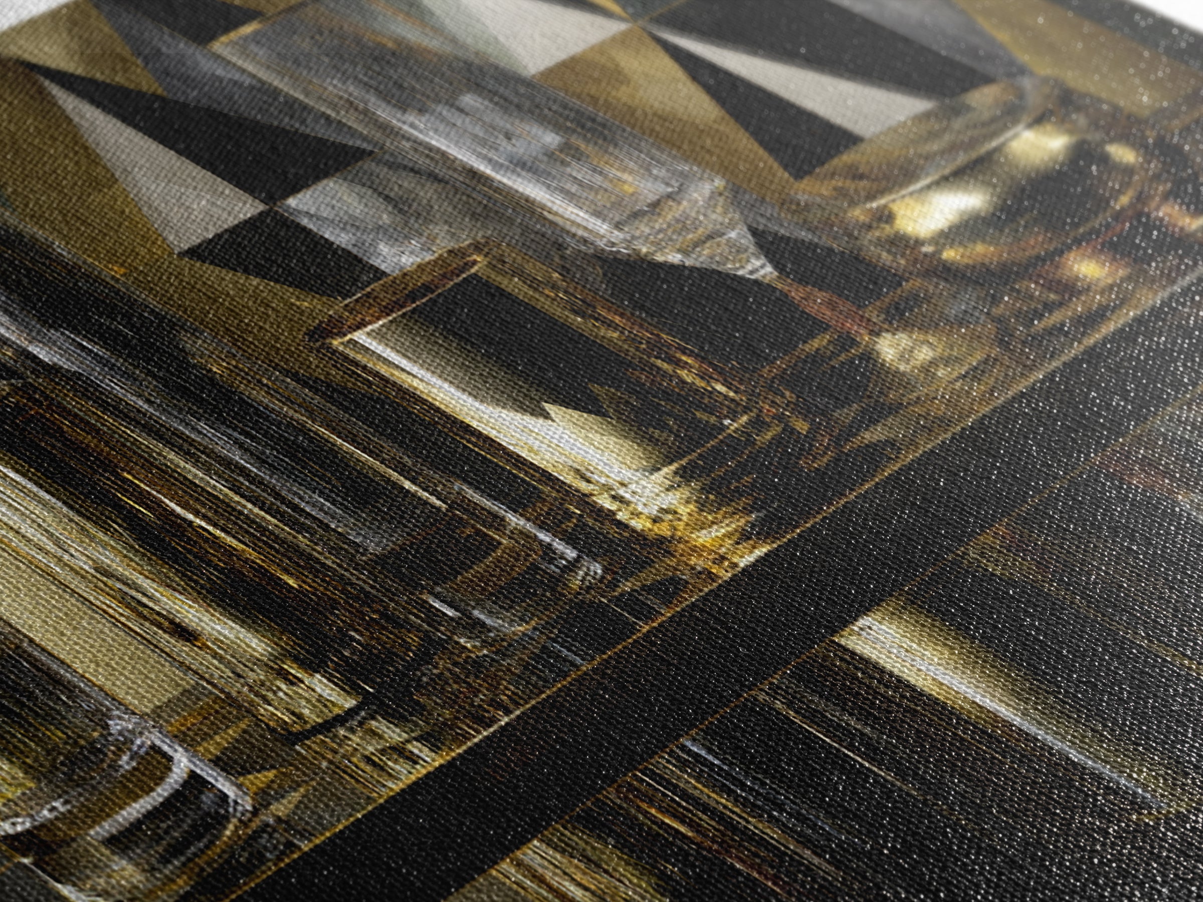 Luxury Cocktail Glass Framed Canvas Print, Art Deco Art, Gallery Decor, Living Room Decor, Fine Art, Glamour, Wall Art, ADA-3x1-69