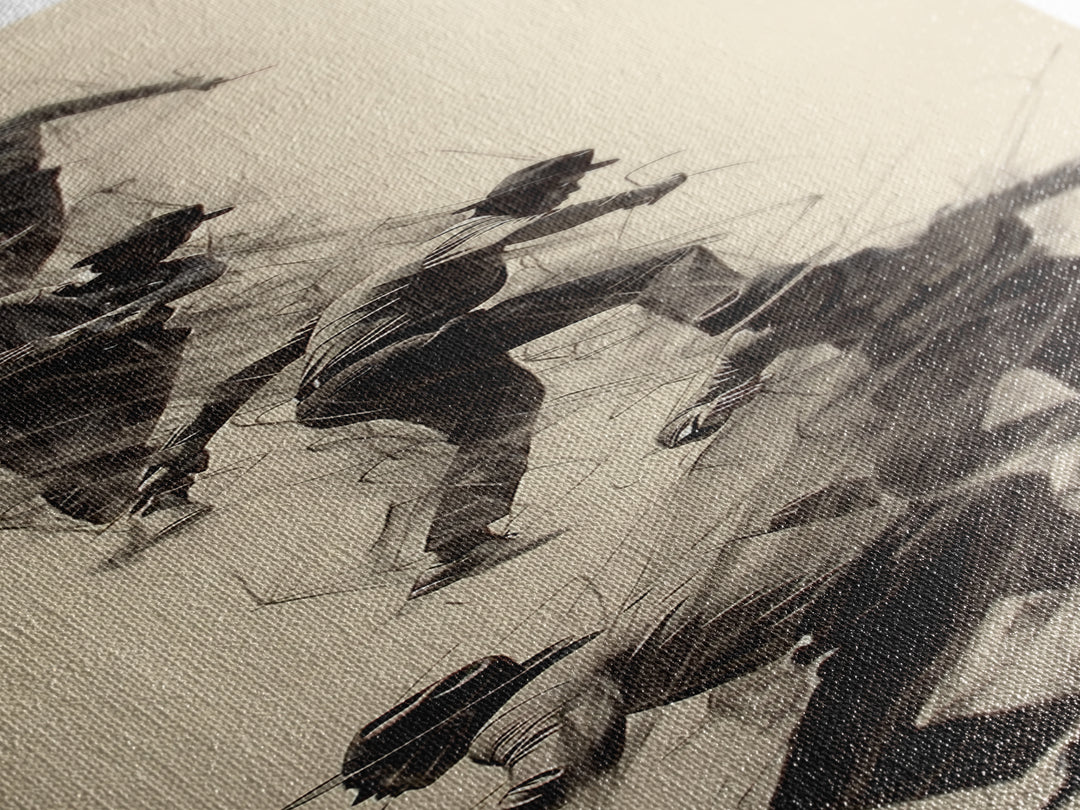Dynamic African Climber Wall Art, Charcoal Motion Figures, Black Athlete Sketch, Modern Minimalist Decor For Home Gallery