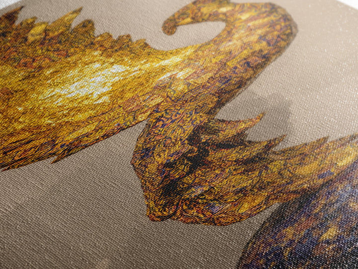 Glowing Golden Phoenix Sculpture Wall Art, African Inspired Bird Decor, Statement Piece, Luxury Unique Home Decor Gift For Her
