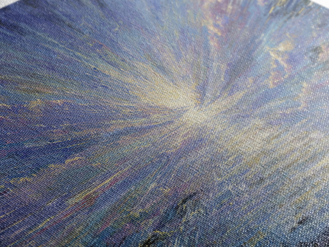 Radiant Sunrise Over Shimmering Ocean Wall Art, Blue Wall Art, Nature Scene Art, Modern Canvas Art, Living Room Decor Gift