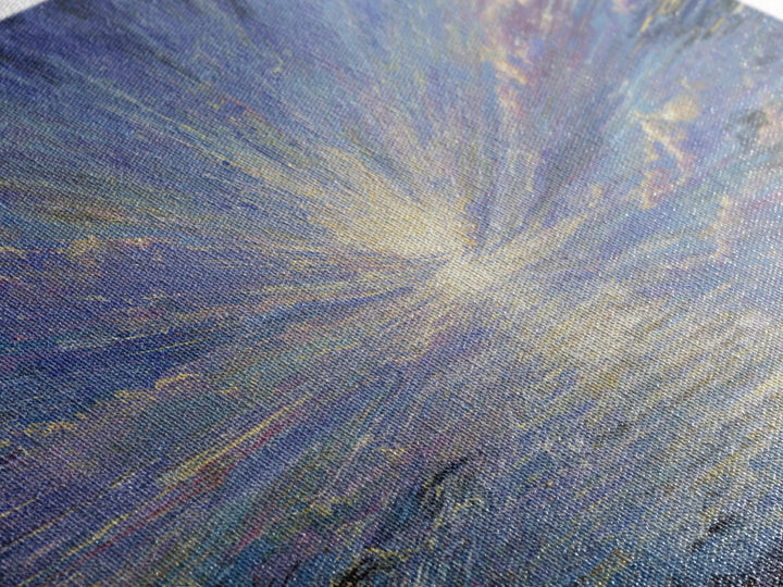 Radiant Sunrise Over Shimmering Ocean Wall Art, Blue Wall Art, Nature Scene Art, Modern Canvas Art, Living Room Decor Gift