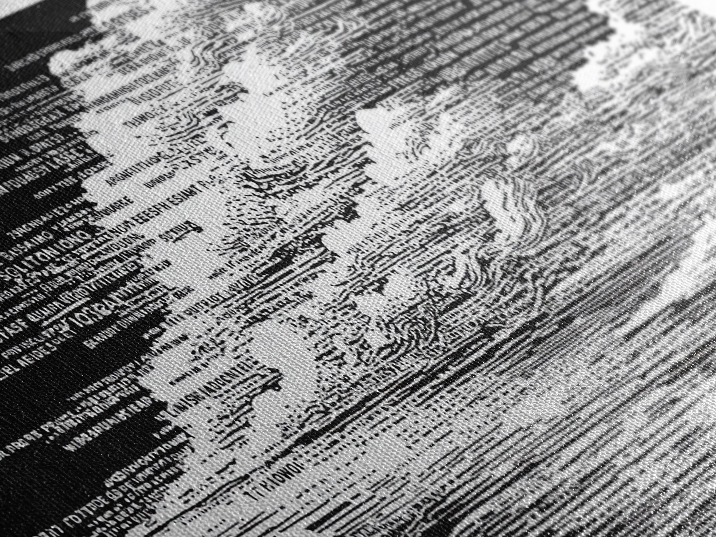 Black White Textured Seascape Wall Art, Abstract African Art Print, Minimalist Office Decor, Modern Landscape Home Decor