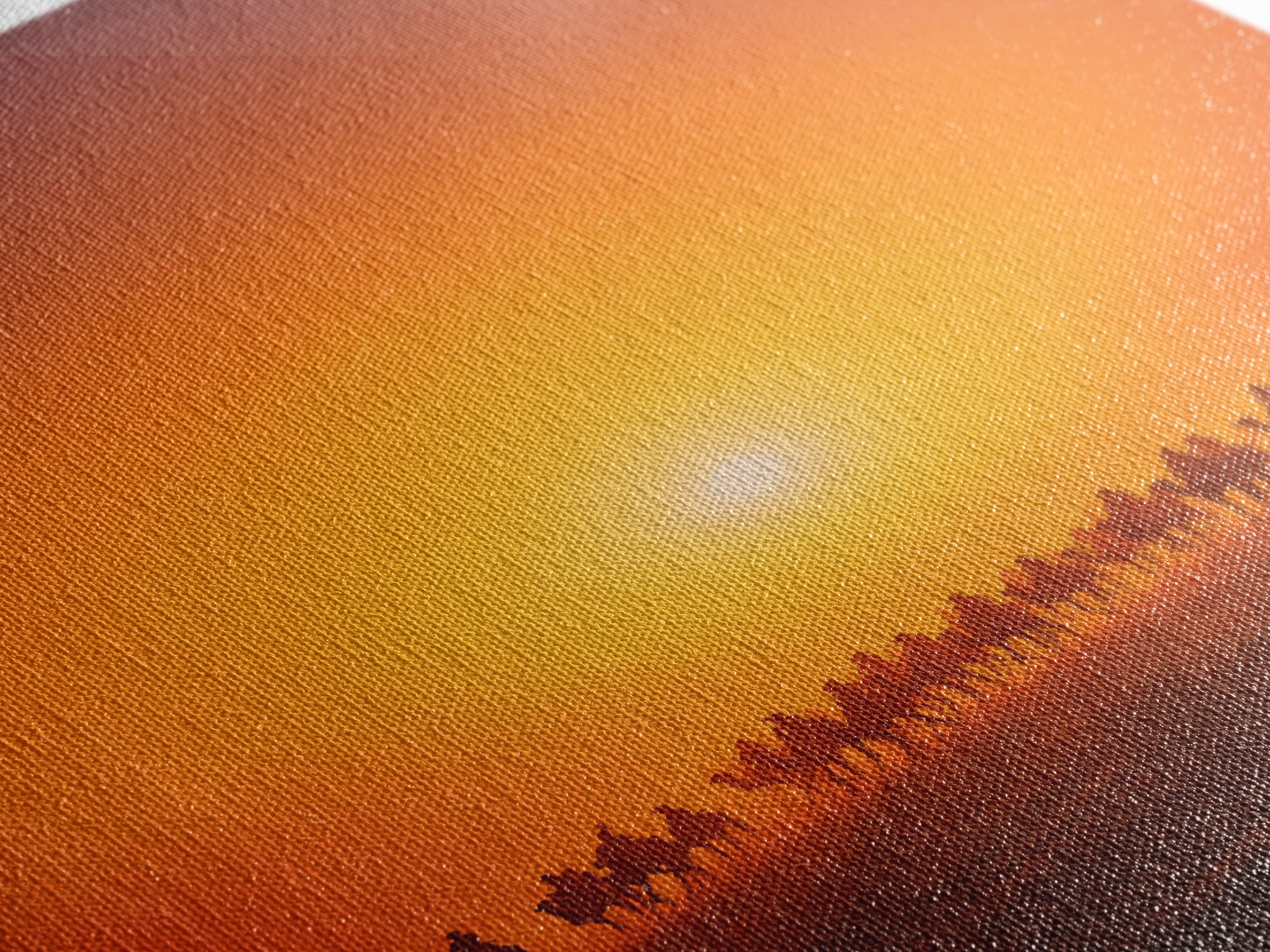 Sunset Camel Caravan Wall Art, African Safari Art, Orange Desert Landscape Poster, Statement Living Room Decor Gift For Him