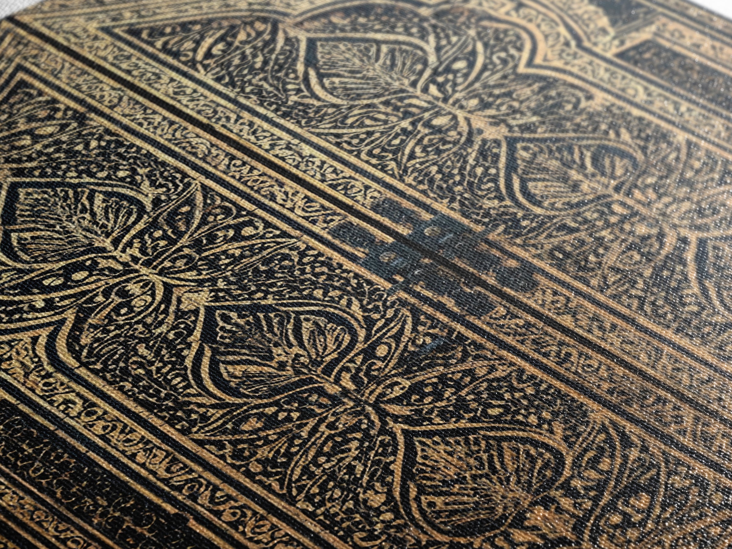 Black And Gold Ornate African Door Canvas Print, African Wall Art, Luxury Canvas Art, Spiritual Wall Decor, Boho Decor, Gold Black Canvas