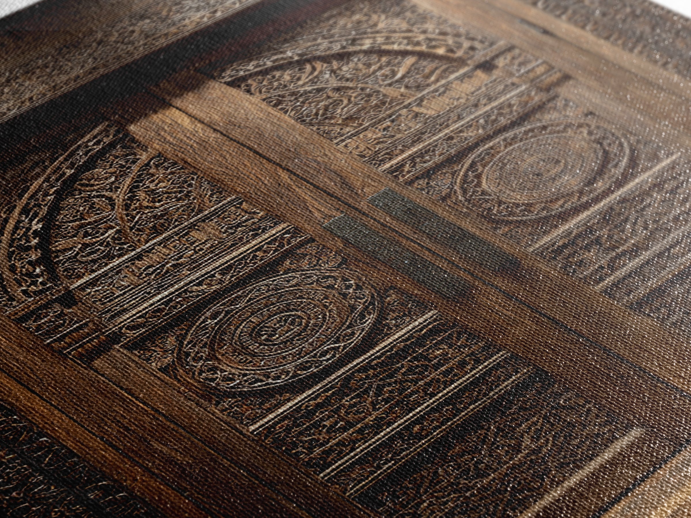 Dark Ornate African Wooden Door Wall Art, African Home Decor, Cultural Wall Decor, Rustic Decor, Statement Wall Piece, Carved Wood