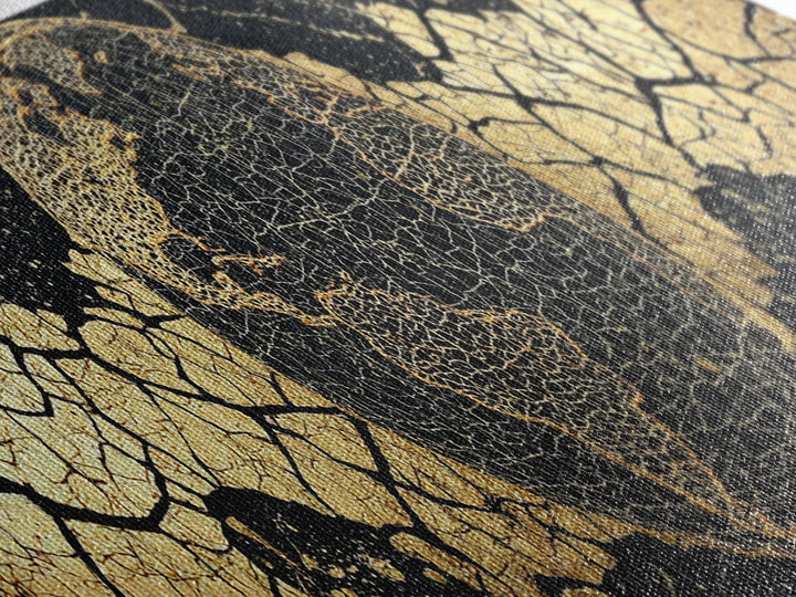 Golden World Map Globe Wall Art, African Travel Canvas Print, Black Gold Decor, Global Culture Office Art, Statement Gift