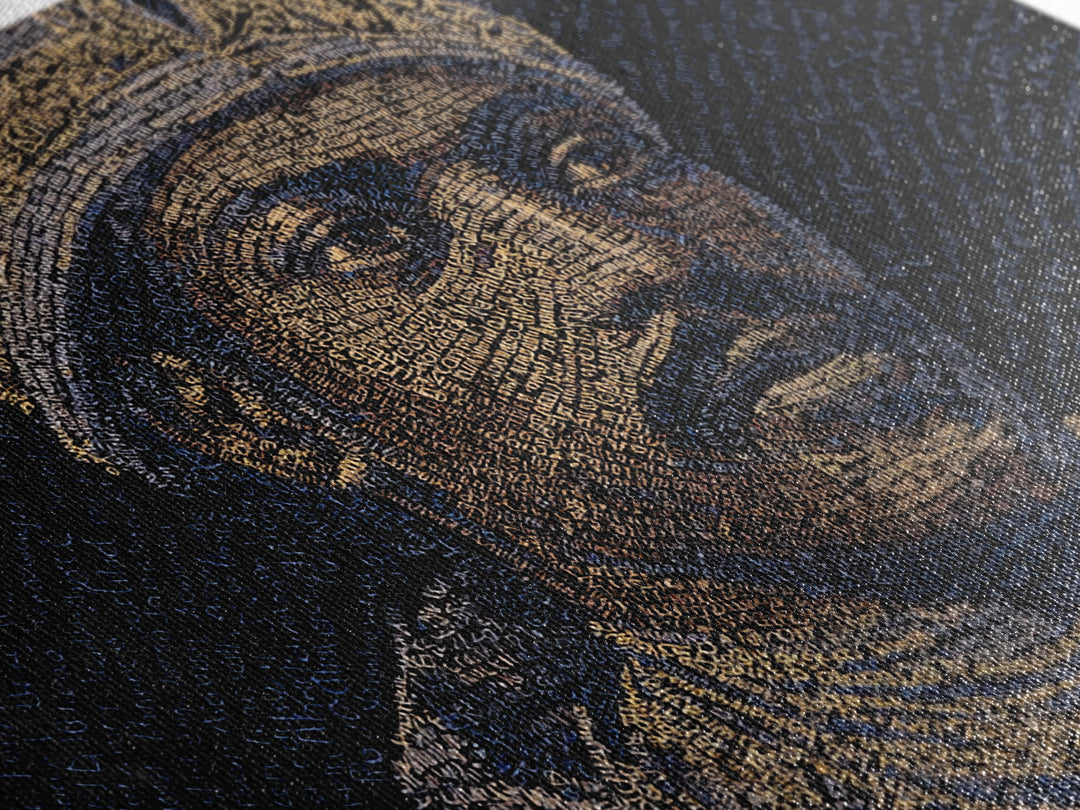Regal African King Portrait Canvas Print, Black Man Art, African American Art, Gold Jewelry Canvas, Afrocentric Wall Decor