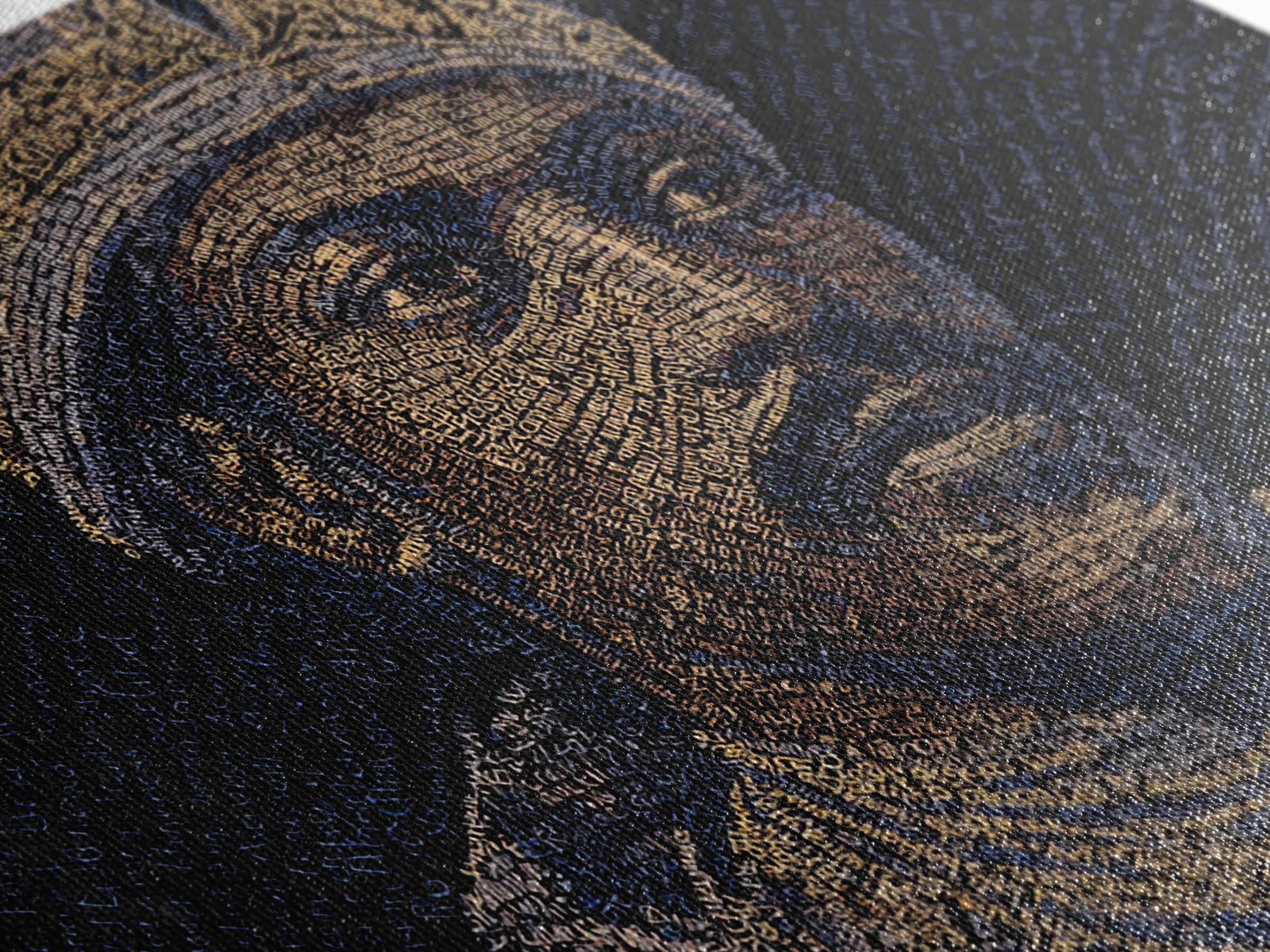 Regal African King Portrait Canvas Print, Black Man Art, African American Art, Gold Jewelry Canvas, Afrocentric Wall Decor
