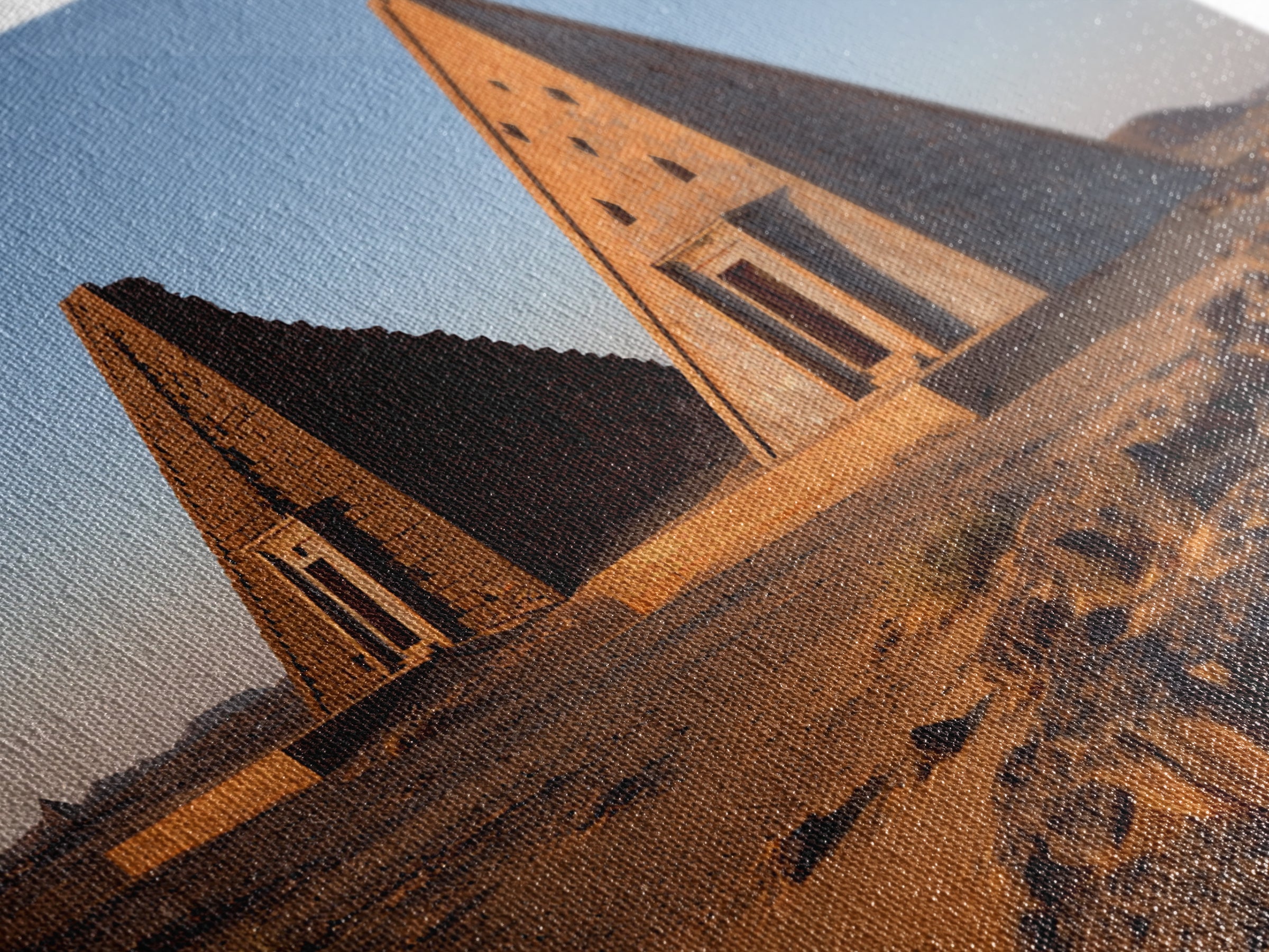 Nubian Desert Pyramids Photo Canvas Print African Landscape Wall Art Ancient African Art Decor Sudan Travel Poster Gift For Him