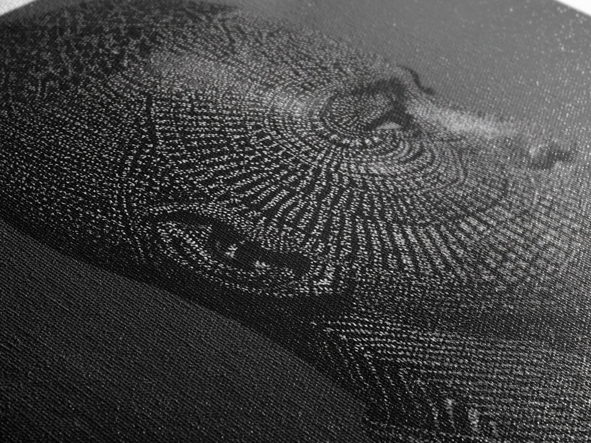 Black Male Profile Dot Portrait Wall Art, Modern Black Art, Afrocentric Decor, Textured Art Print, Masculine Office Decor