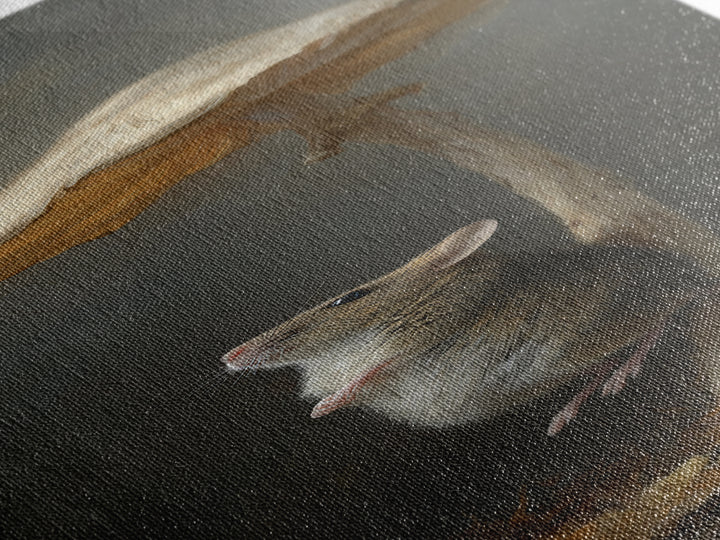 Tiny Field Mouse Canvas Print, Animal Art, Fine Art Print, Living Room Decor, Fine Art, Creature, Wall Decor, Digital Prints, ANI-1x3-94