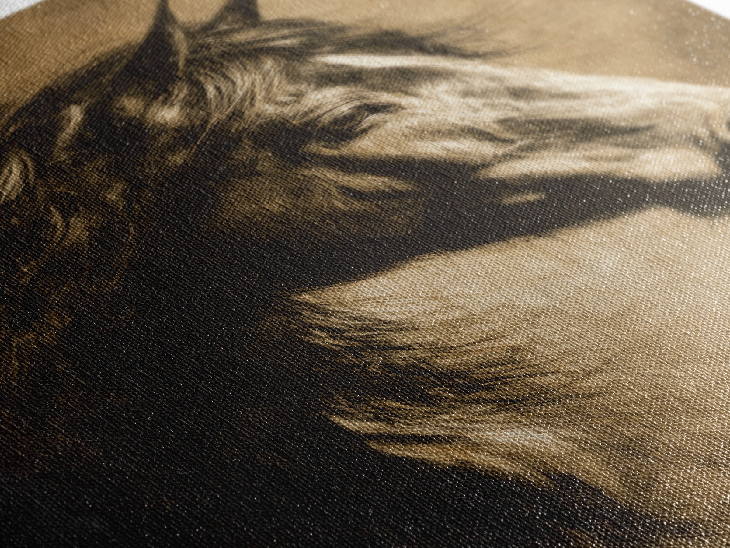 Majestic Horse Head Framed Canvas Print, Animal Art, Wall Decor, Living Room Decor, Oil Painting, Creature, Nursery Wall Art, ANI-2x3-59