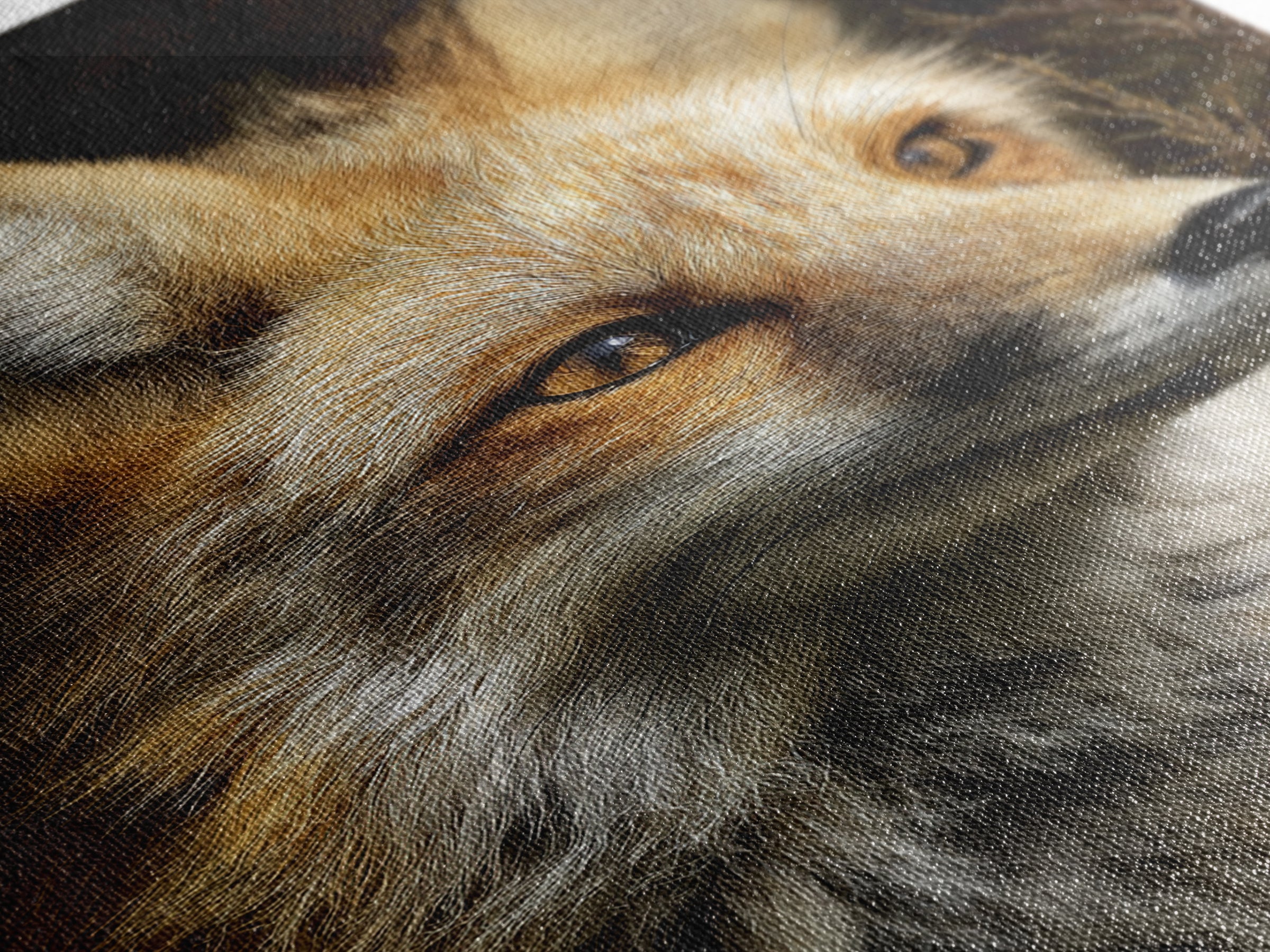 Dignified Fox Portrait Canvas Print, Animal Art, Art Deco, Living Room Decor, Fine Art, Creature, Cat Art, Safari Nursery Decor, ANI-2x3-81