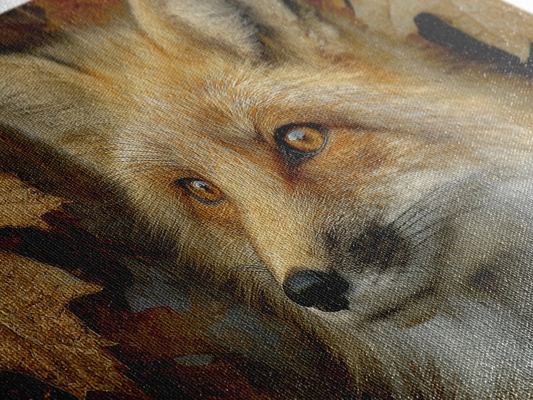 Dignified Fox Portrait Canvas Print, Animal Art, Nursery Art, Living Room Decor, Fine Art, Creature, Luxury Decor, Art Print, ANI-3x2-53