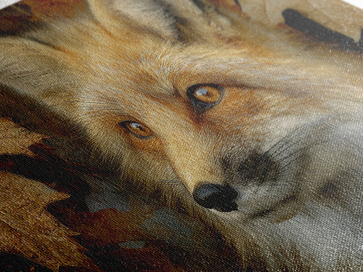 Dignified Fox Portrait Canvas Print, Animal Art, Nursery Art, Living Room Decor, Fine Art, Creature, Luxury Decor, Art Print, ANI-3x2-53
