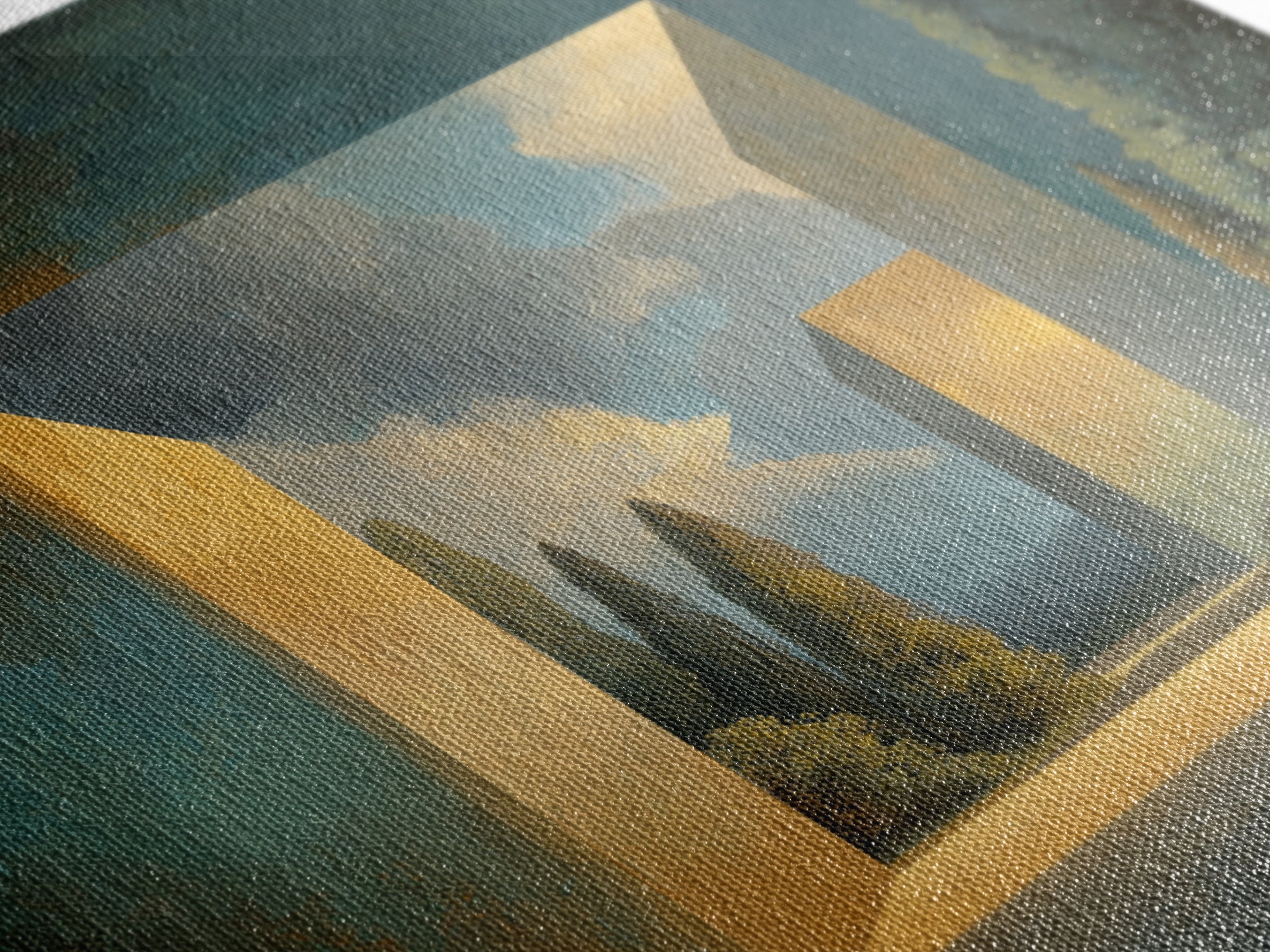 Surreal Dream Landscape Framed Canvas Print, Art, Wall Art for Mom, Living Room Decor, Fine Art, Wood Wall Art, ART-1x1-11