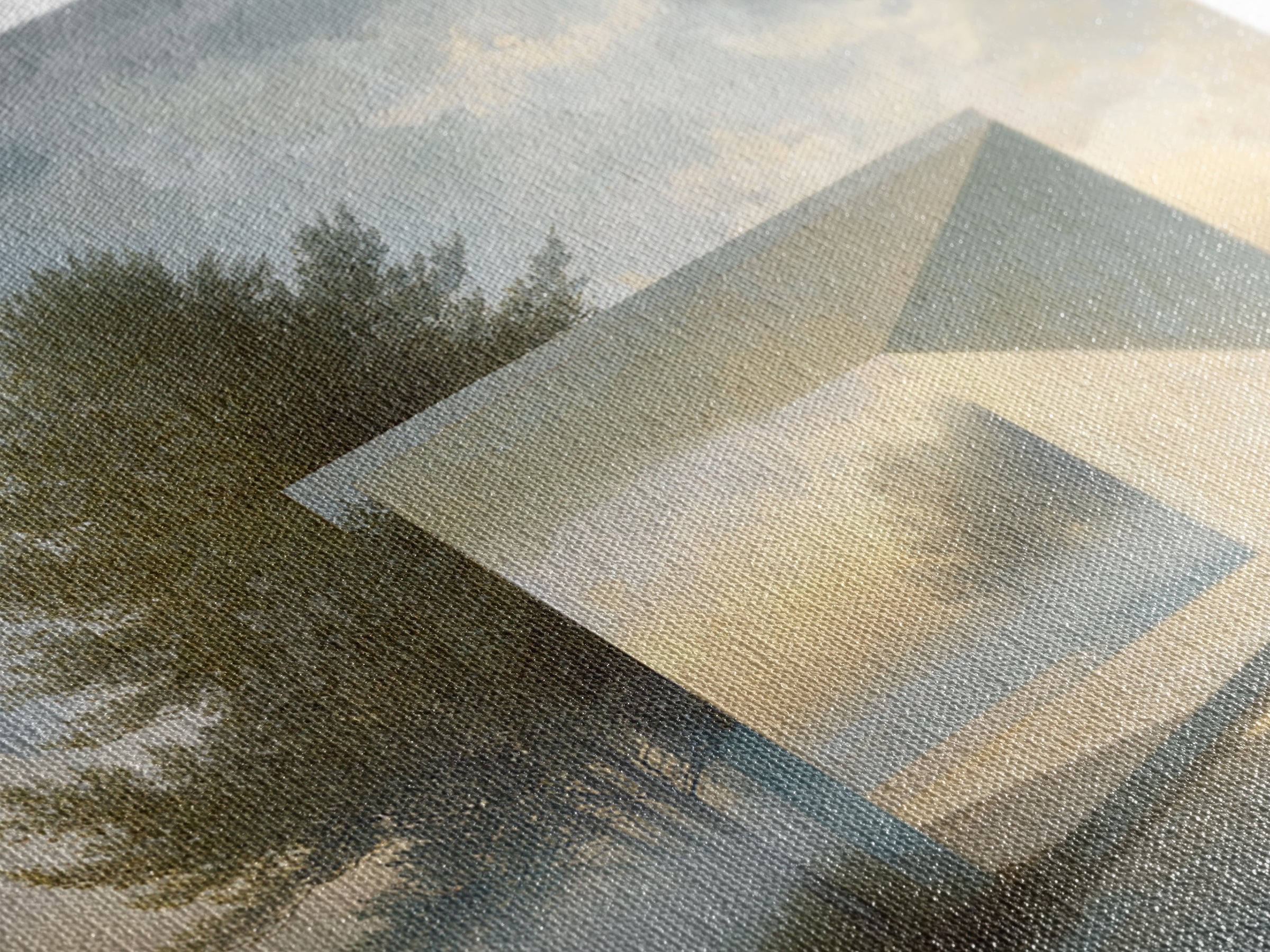 Surreal Dream Landscape Canvas Print, Art, Resin Art, Living Room Decor, Fine Art, Luxury Decor, Textured Painting, ART-1x1-59