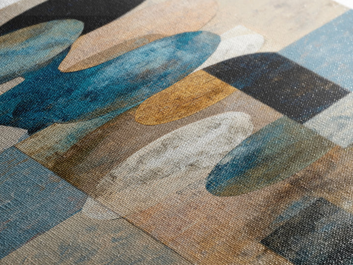 Abstract Water Forms Canvas Print, Art, Wall Art, Living Room Decor, Fine Art, Original Art, Art Nouveau, Framed Wall Art, ART-1x3-55