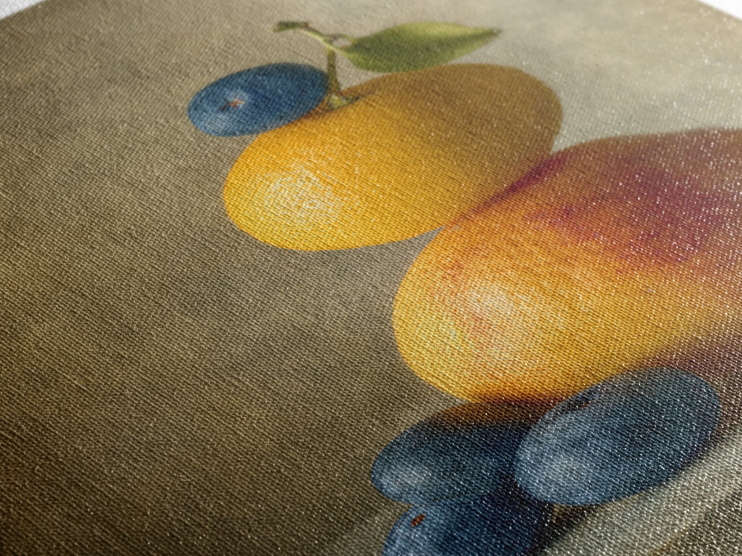 Bold Pop Fruit Composition Canvas Print, Art, Wall Decor, Living Room Decor, Oil Painting, Wall Art, Art Prints, ART-2x3-72