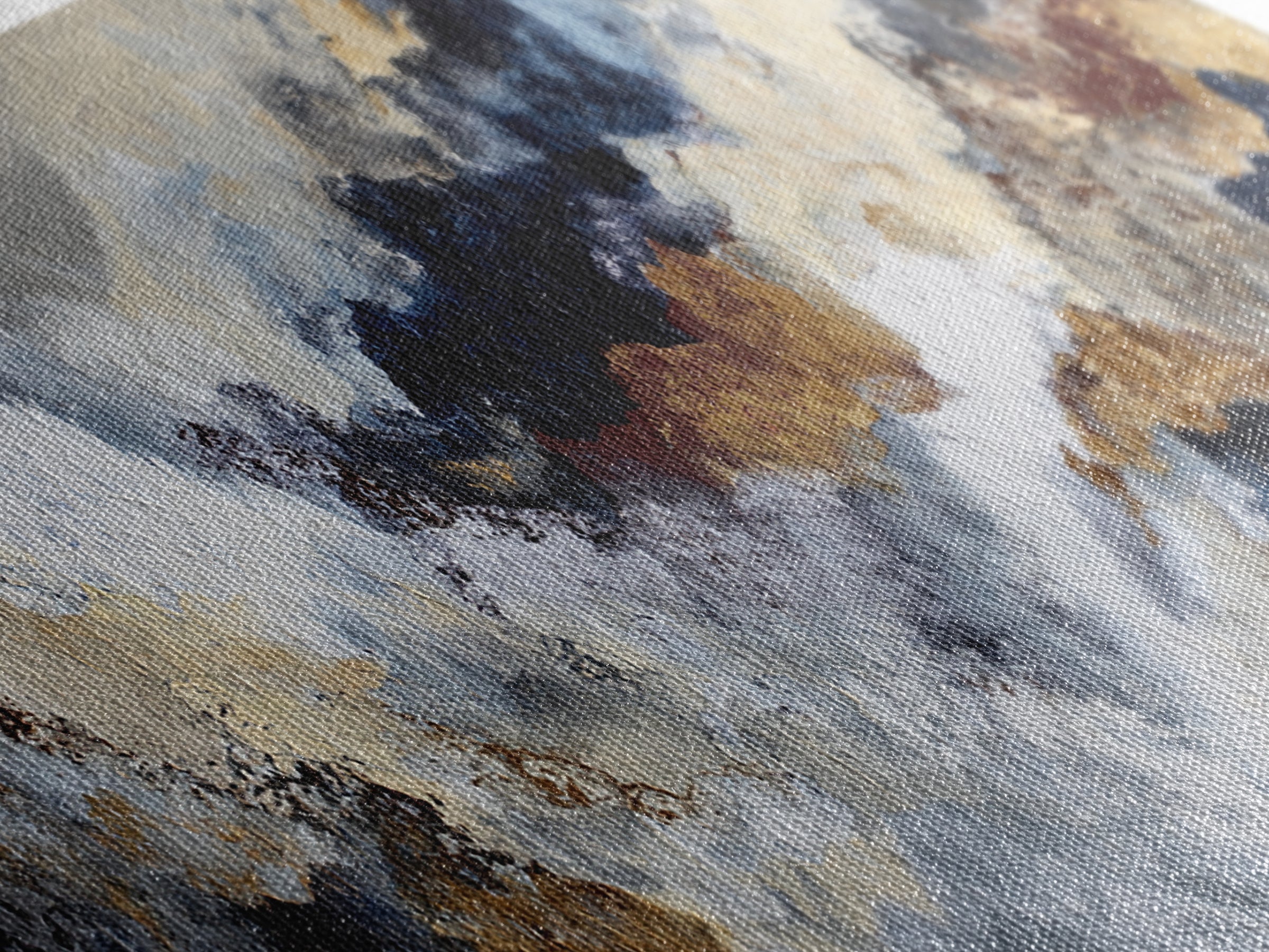Textured Neutral Abstraction Canvas Print, Art, Art Commission, Living Room Decor, Fine Art, Black Art, Framed Art, ART-3x1-29
