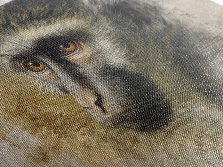 Elegant Animal Portrait Framed Canvas Print, Art, Digital Wall Art, Living Room Decor, Fine Art, Framed Art, ART-3x2-70