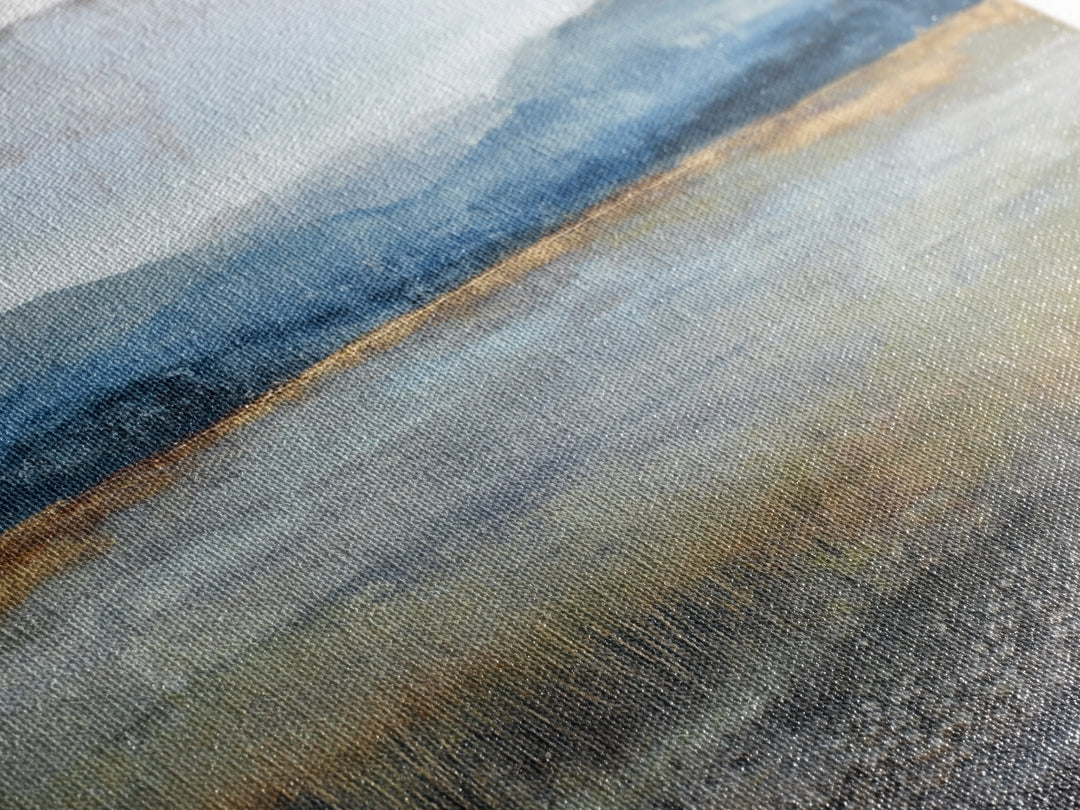Oversized Abstract Landscape Canvas Print, Above Sofa Art, Modern Art, Living Room Decor, Fine Art, Statement, Art Print, ASA-1x1-49