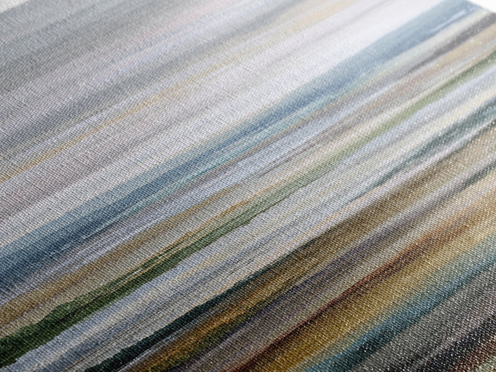 Oversized Abstract Landscape Canvas Print, Above Sofa Art, Bauhaus Print, Living Room Decor, Oil Painting, Statement, ASA-1x3-13