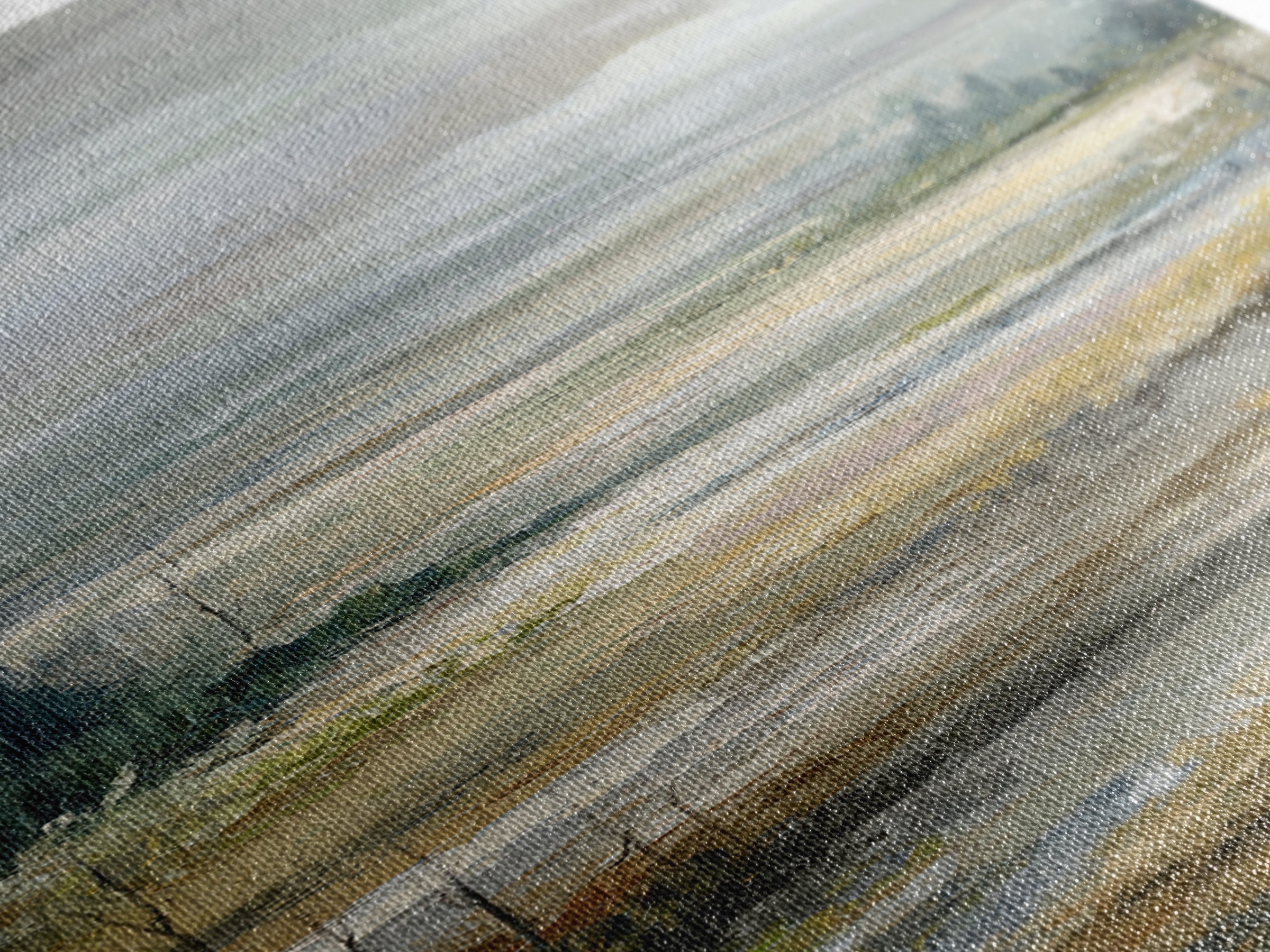 Oversized Abstract Landscape Canvas Print, Above Sofa Art, Art Print, Living Room Decor, Fine Art, Statement, Textured Wall Art, ASA-1x3-85