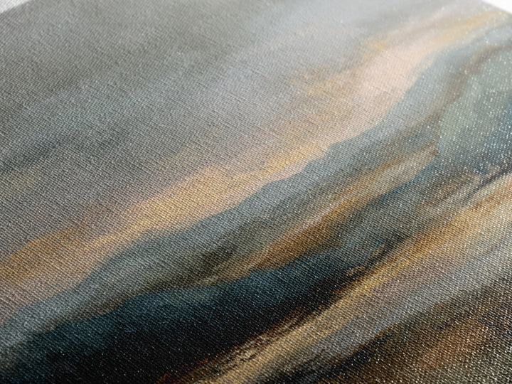 Oversized Abstract Landscape Canvas Print, Above Sofa Art, Luxury Decor, Living Room Decor, Statement, Canvas Wall Art, ASA-2x1-21