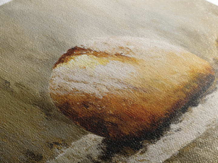 Freshly Baked Bread Framed Canvas Print, Bed and Breakfast Art, Fine Art Print, Living Room Decor, Fine Art, BAB-2x1-16