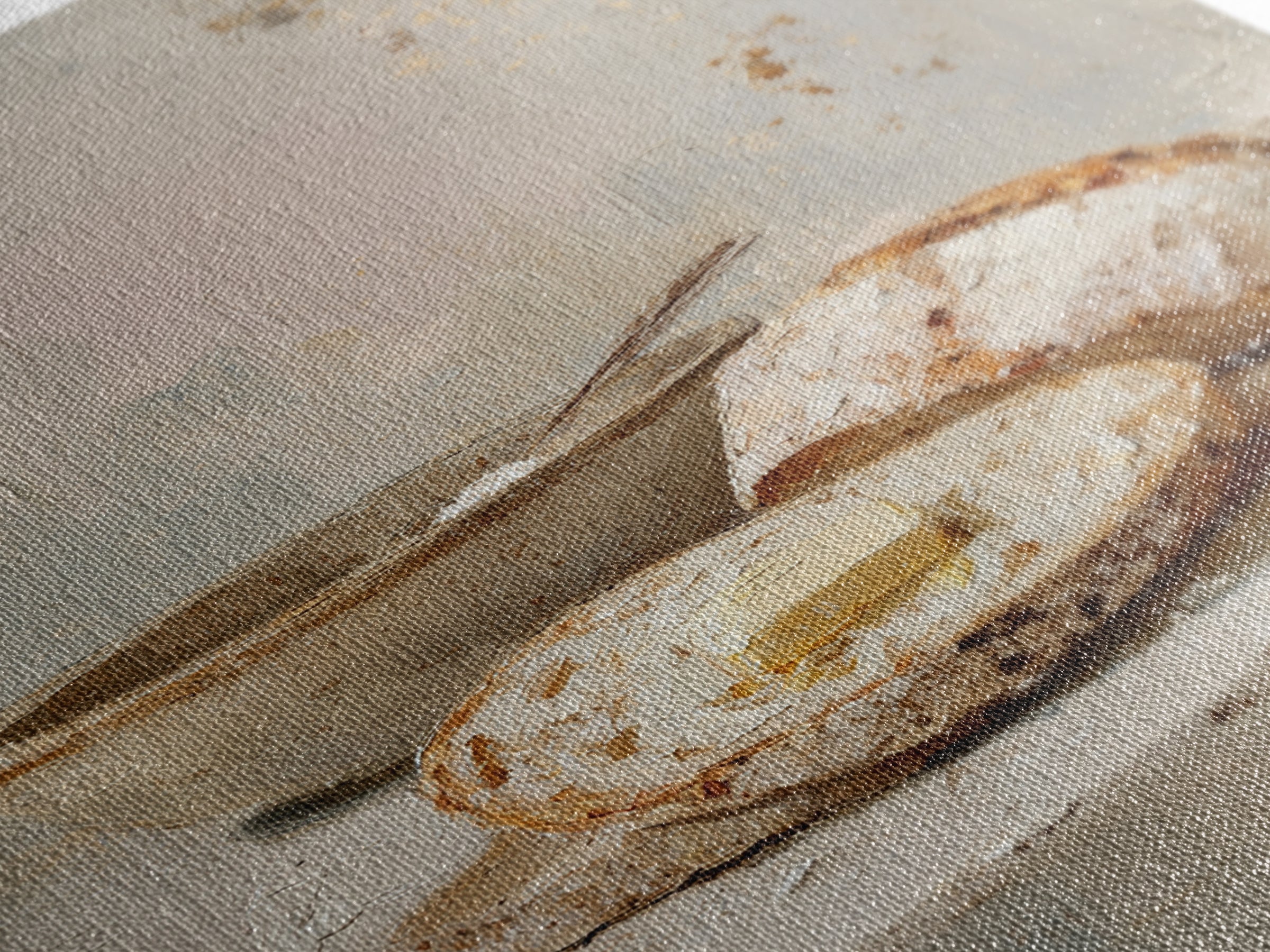 Freshly Baked Bread Framed Canvas Print, Bed and Breakfast Art, Above Bed Decor, Living Room Decor, Fine Art, BAB-2x3-28