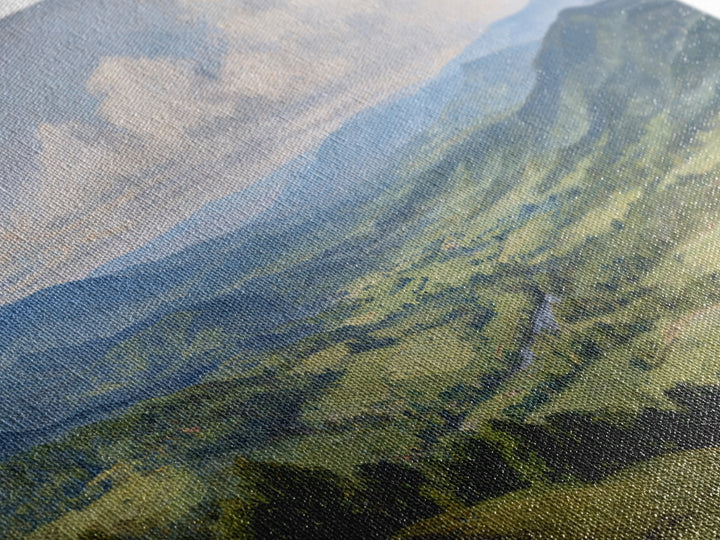 Classic Landscape with Rolling Green Hills Canvas Print, Bed and Breakfast Art, Luxury Decor, Living Room Decor, Fine Art, BAB-3x2-76