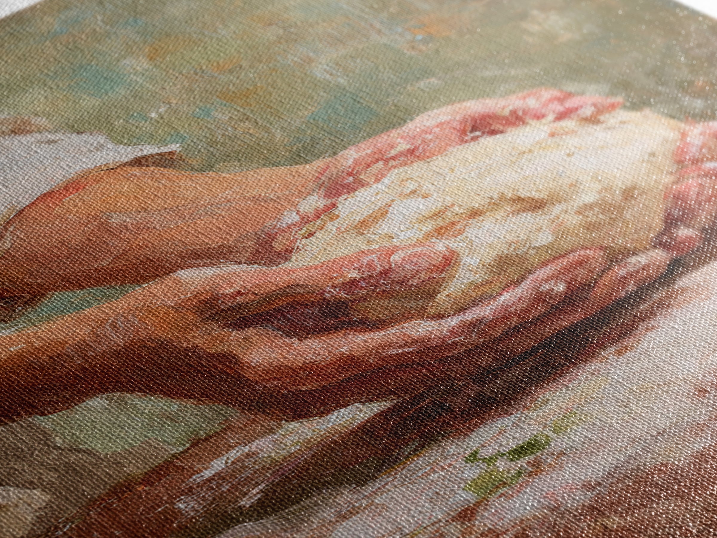 Baker Hands Shaping Dough Canvas Print, Bakery Art, Watercolor Art, Bakery Decor, Fine Art, Patisserie, French Wall Art, BAK-2x3-49
