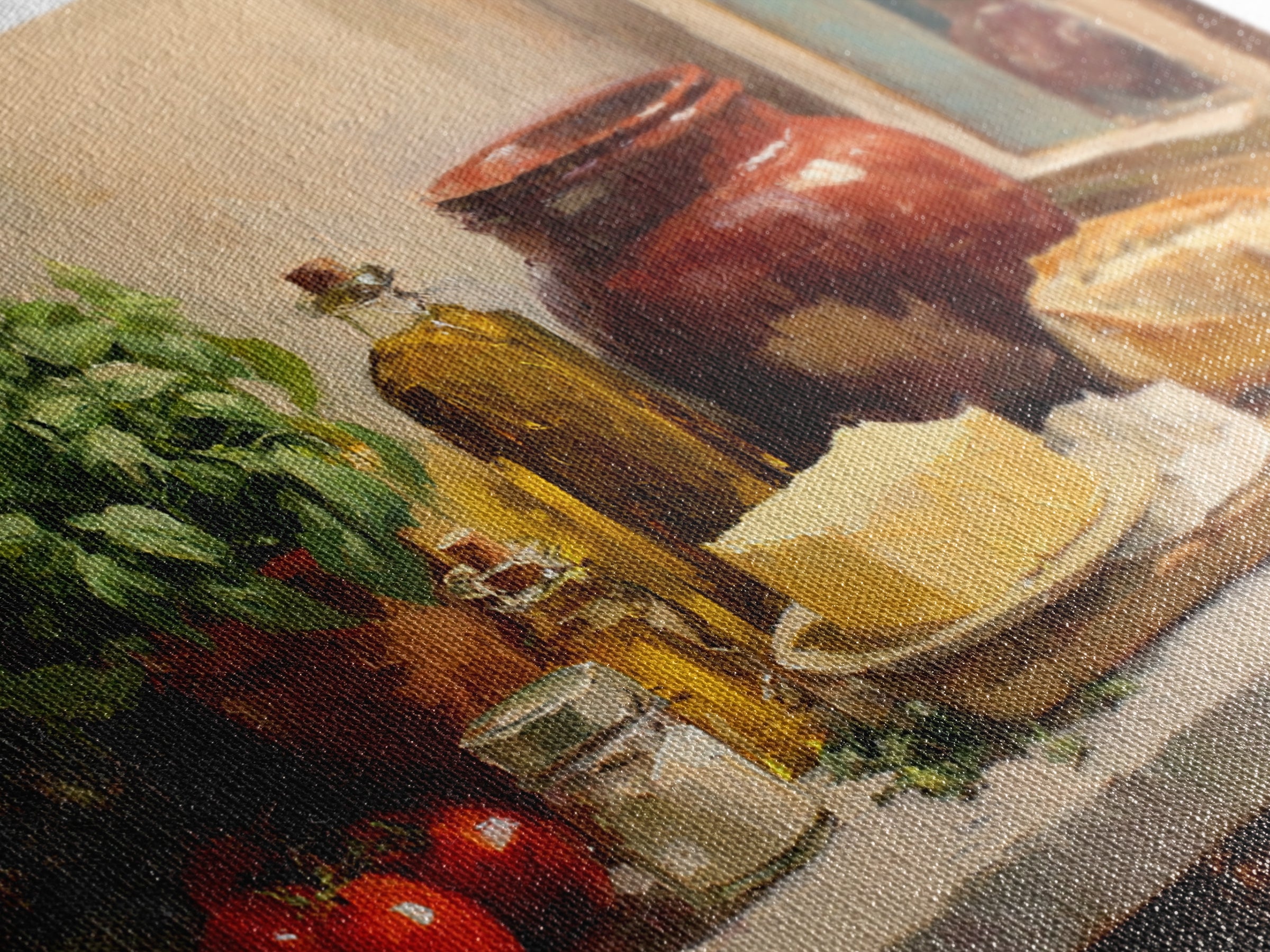 Baguette and Butter Still Life on Marble Canvas Print, Bakery Art, Neutral Wall Art, Bakery Decor, Fine Art, Patisserie, BAK-3x2-12