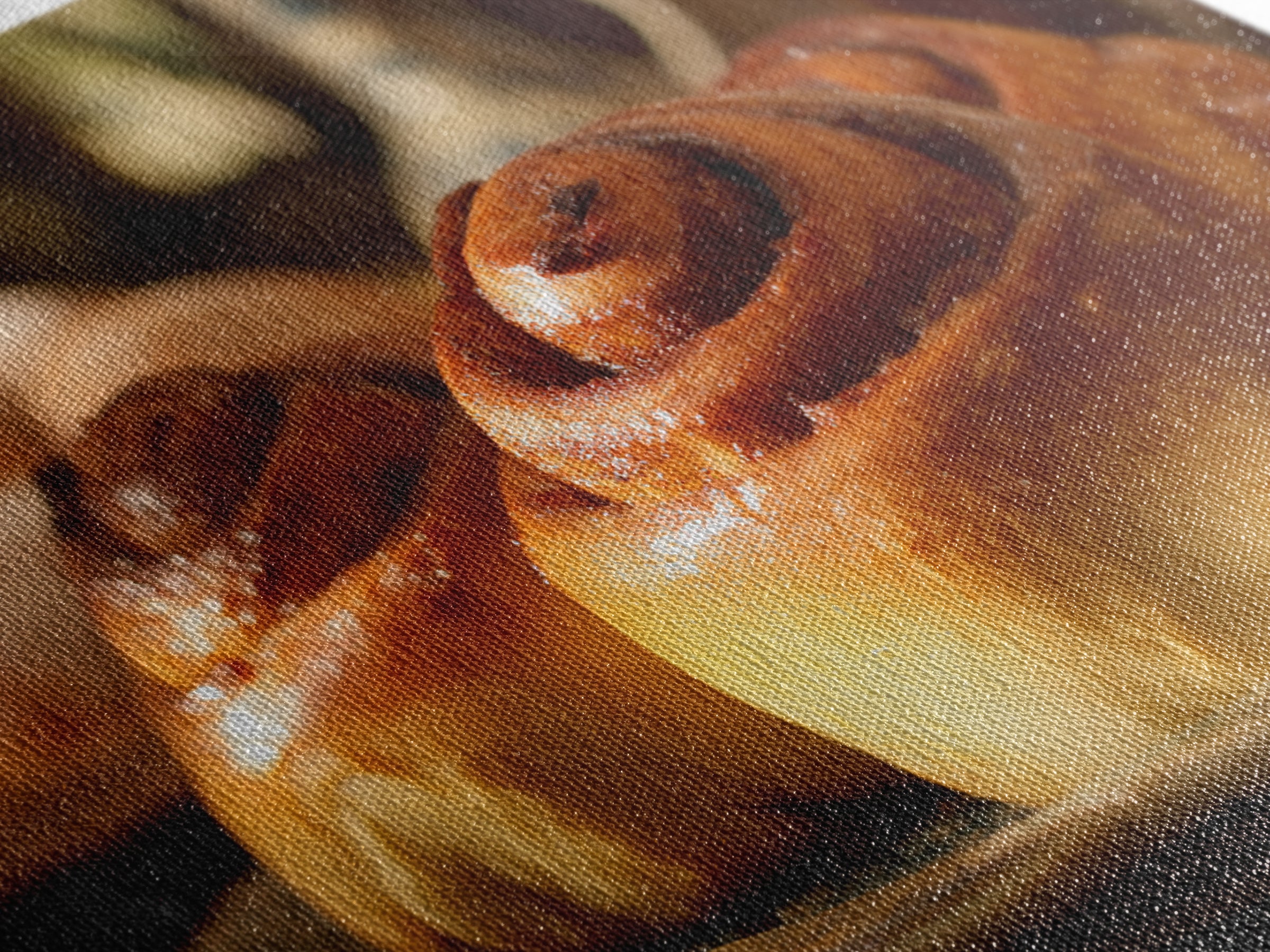 Cinnamon Rolls in a Warm Country Kitchen Framed Canvas Print, Bakery Art, Neutral Wall Art, Bakery Decor, Fine Art, Patisserie, BAK-3x2-63