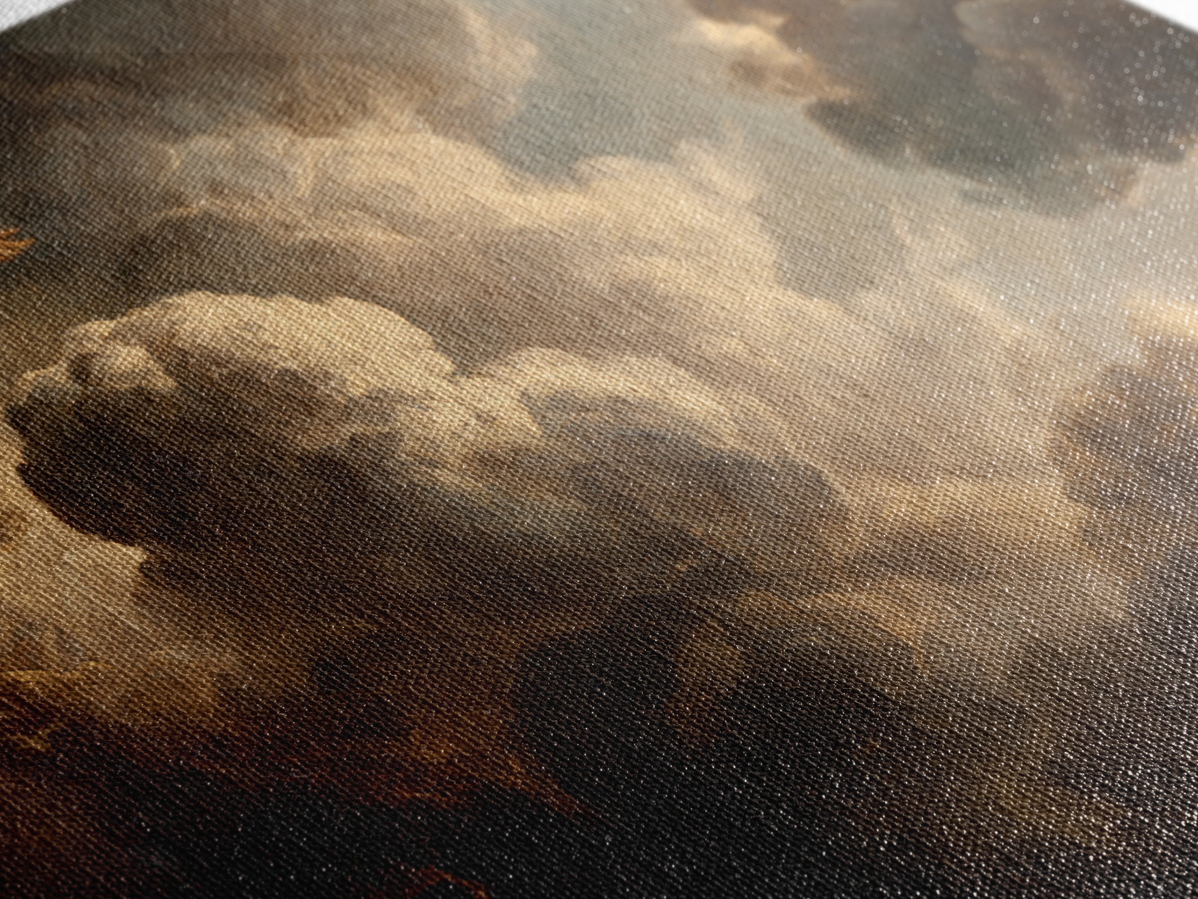 Angelic Hand Reaching Through Clouds Canvas Print, Baroque Art, Printable Art, Living Room Decor, Ornate, Gallery Wall, BAO-3x2-49