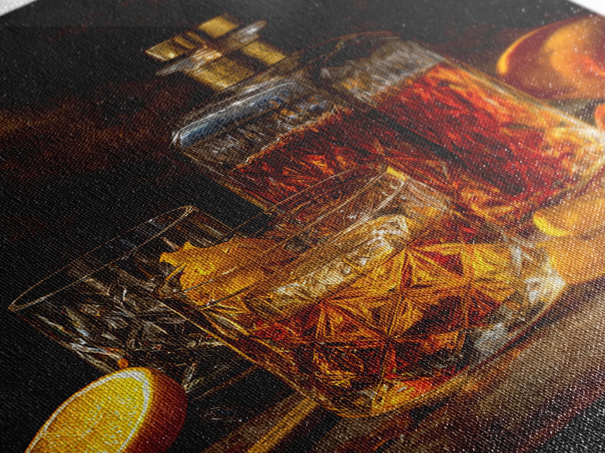 Cocktail Recipe Diagram Styled as Elegant Art Framed Canvas Print, Bar Art, Wall Decor, Bar Decor, Fine Art, BAR-2x3-52
