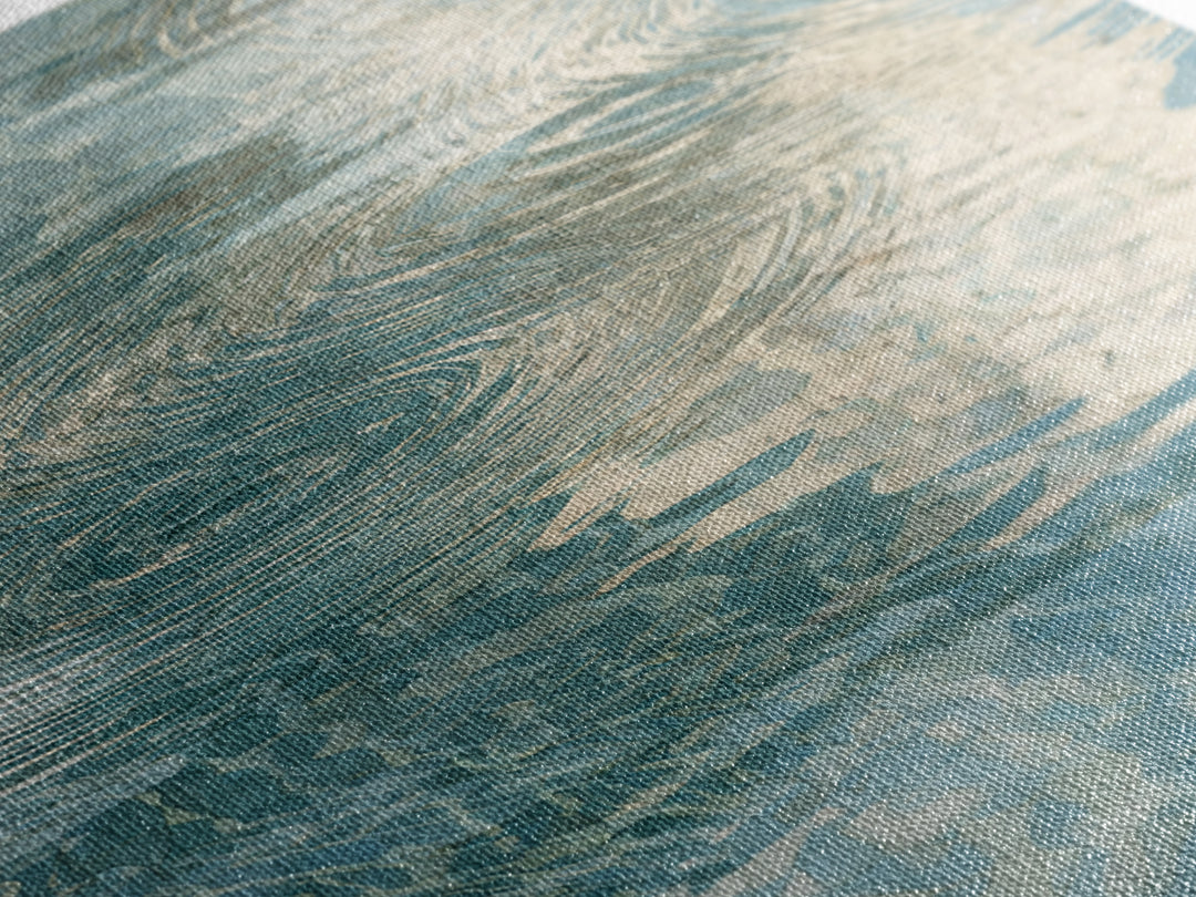 Abstract Water Ripples Canvas Print, Bathroom Art, Modern Decor, Bathroom Decor, Fine Art, Spa, Home Decor, Poster, Digital Art, BAT-1x1-77