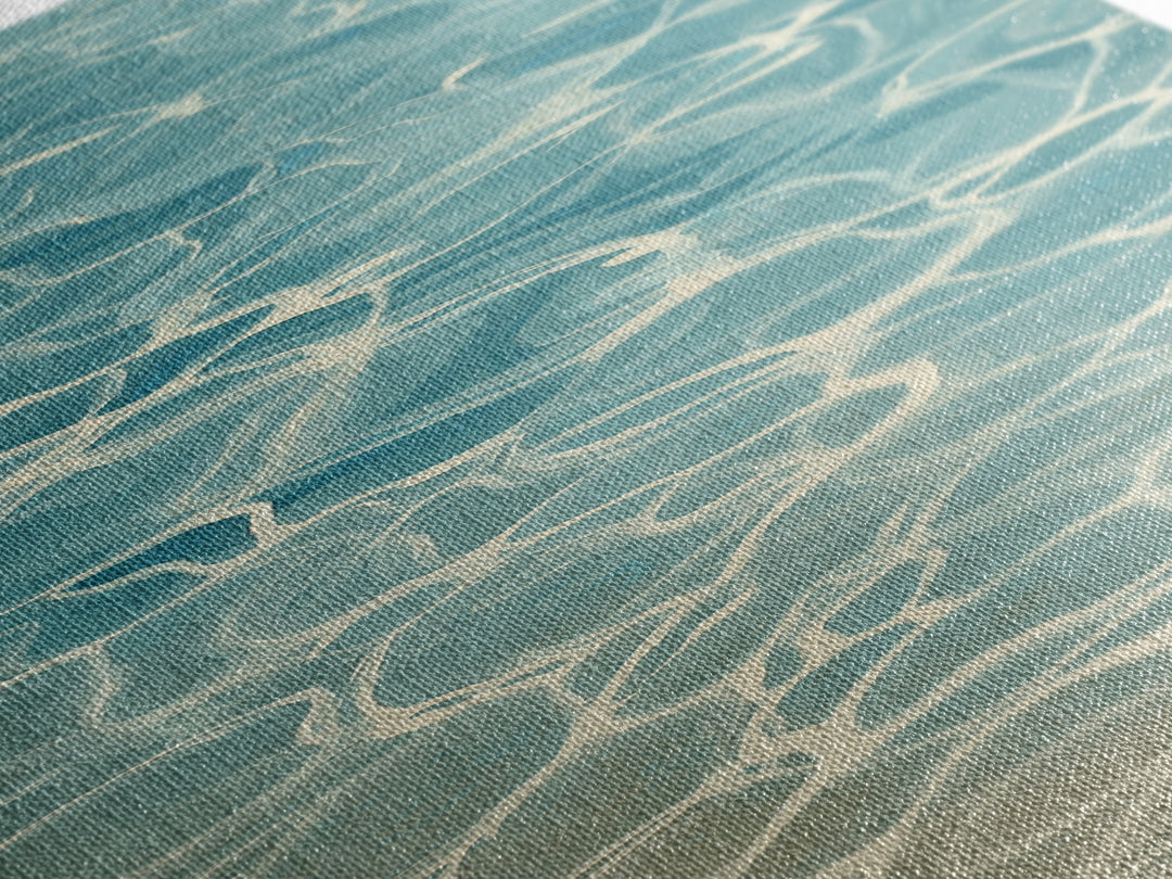 Abstract Water Ripples Canvas Print, Bathroom Art, Modern Decor, Bathroom Decor, Fine Art, Spa, Home Decor, Poster, Digital Art, BAT-1x3-17