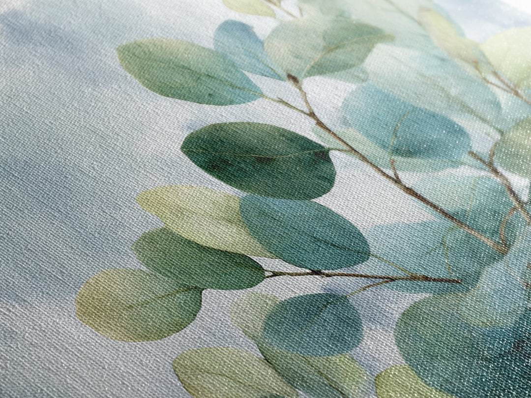 Spa Eucalyptus Branch Framed Canvas Print, Bathroom Art, Printable Wall Art, Bathroom Decor, Fine Art, Spa, Bathroom Wall Decor, BAT-3x2-6
