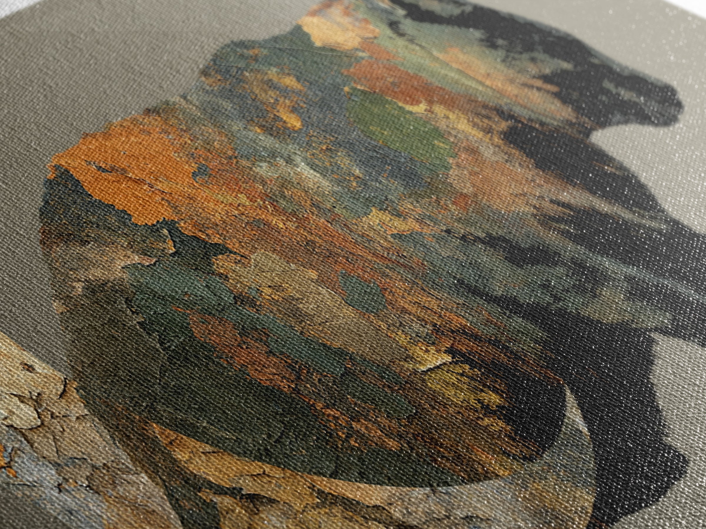Black Cat Silhouette Framed Canvas Print, Black and White Art, Printable Art, Living Room Decor, Fine Art, Monochrome, BAW-2x1-84