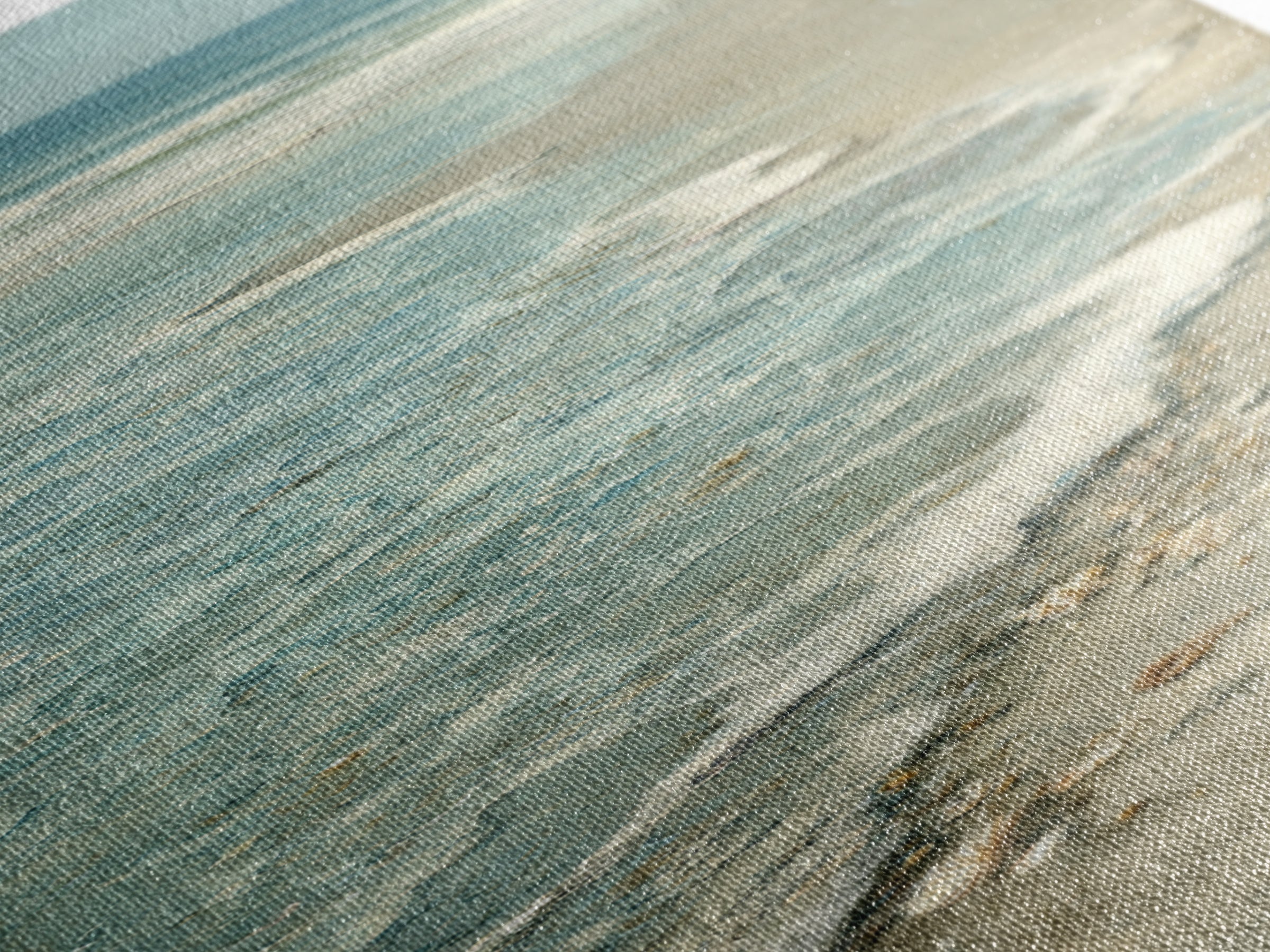 Mediterranean Cove with Clear Water Framed Canvas Print, Beach Art, Statement Artwork, Coastal Decor, Fine Art, Shore, BEA-1x3-8