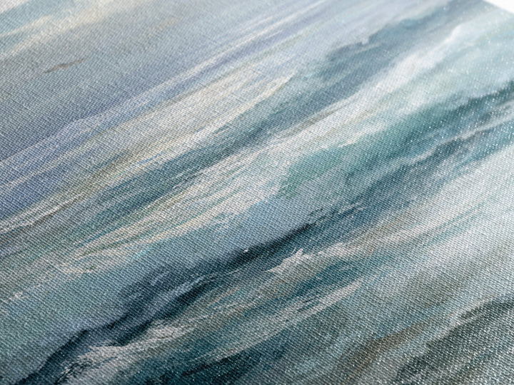 Stormy Ocean Wave Framed Canvas Print, Beach Art, Whimsical Decor, Coastal Decor, Fine Art, Shore, Beach Print, Whimsical Art, BEA-2x3-89