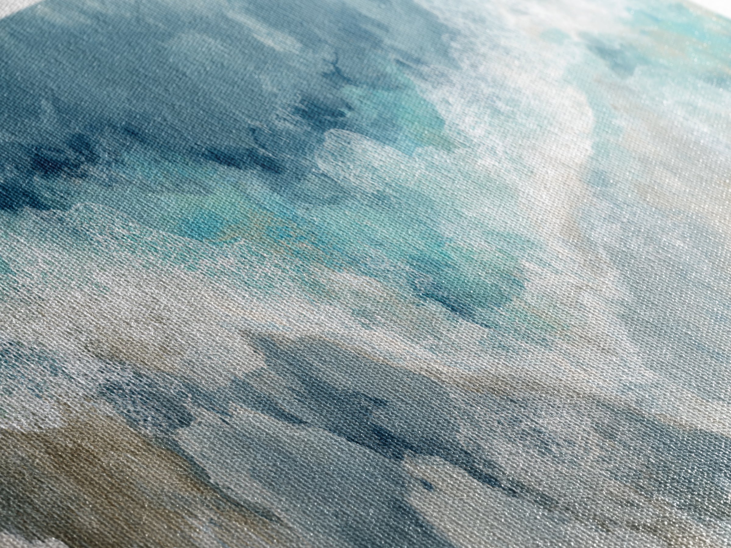 Aerial Turquoise Shoreline Framed Canvas Print, Beach Art, Wall Art Print, Coastal Decor, Fine Art, Shore, Beach Prints, BEA-3x1-17
