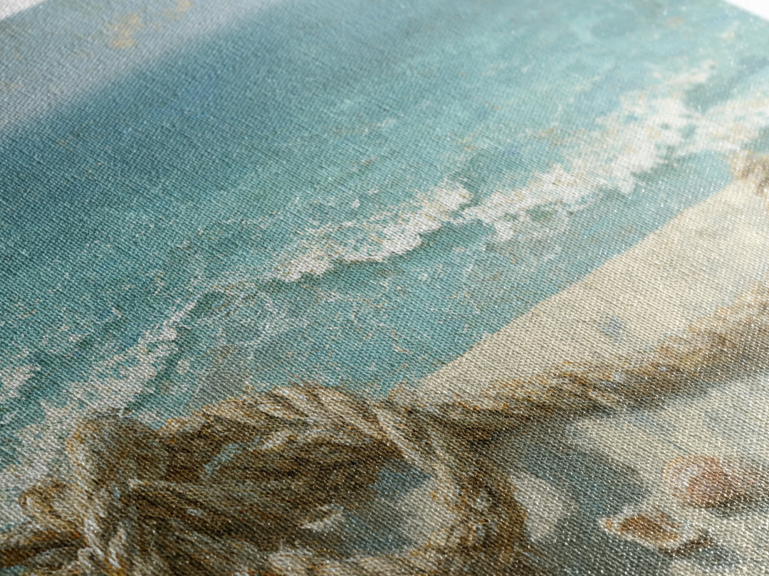 Mediterranean Cove with Clear Water Framed Canvas Print, Beach Art, Art Print, Coastal Decor, Fine Art, Shore, BEA-3x2-96